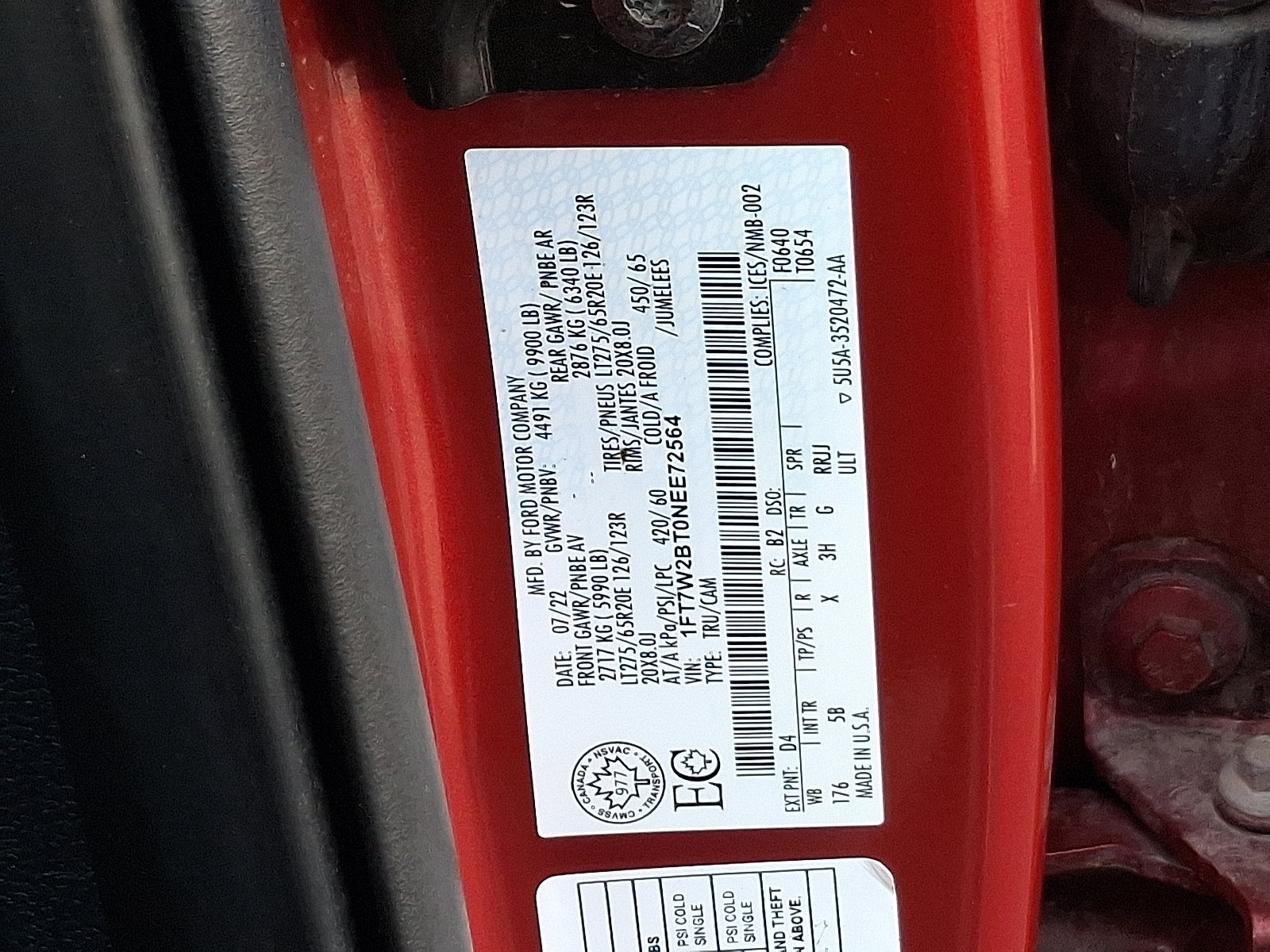 Used 2022 Ford F250 Lariat w/ Black Appearance Package image 27