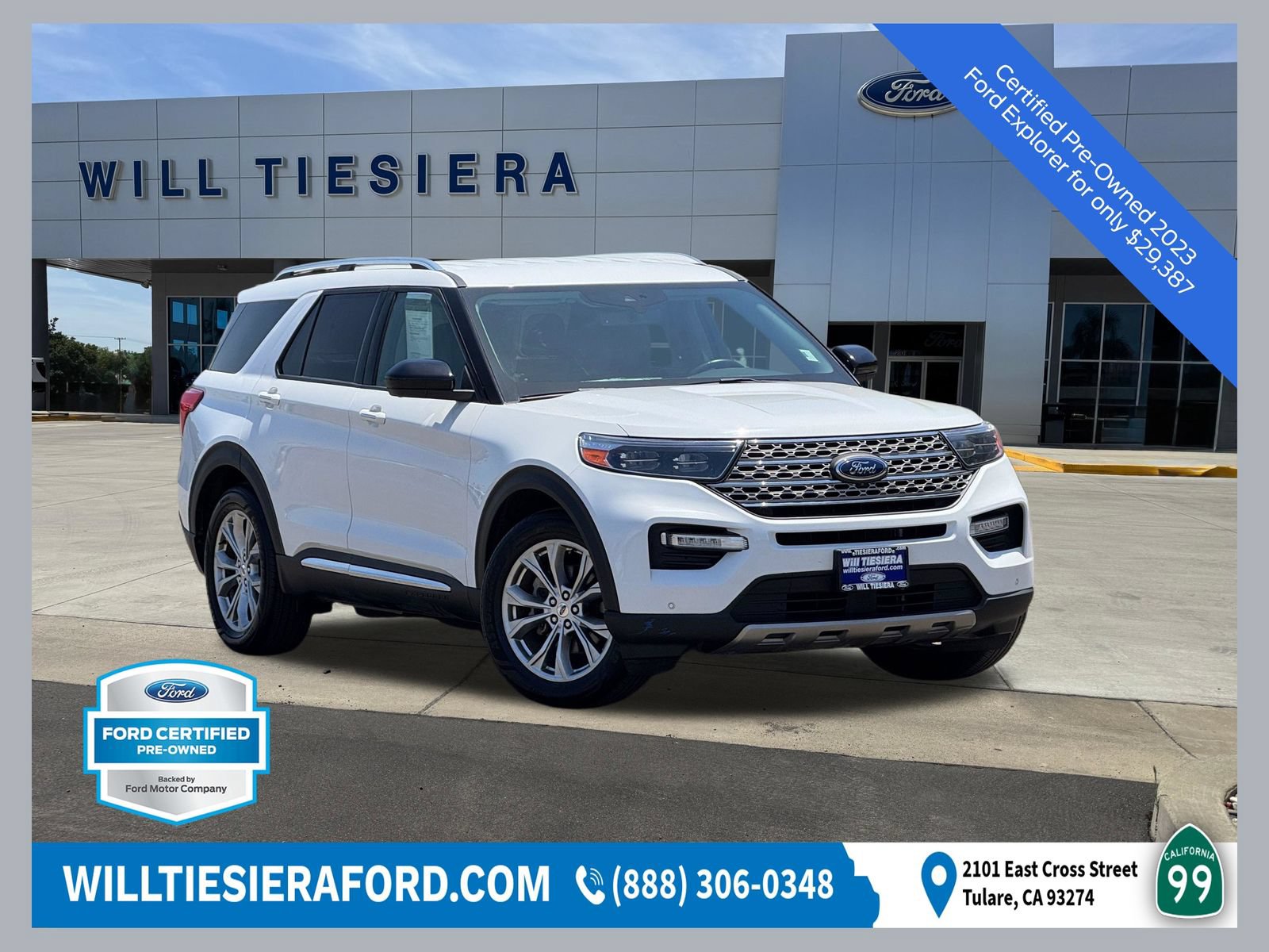 Certified 2023 Ford Explorer Limited RWD image 1