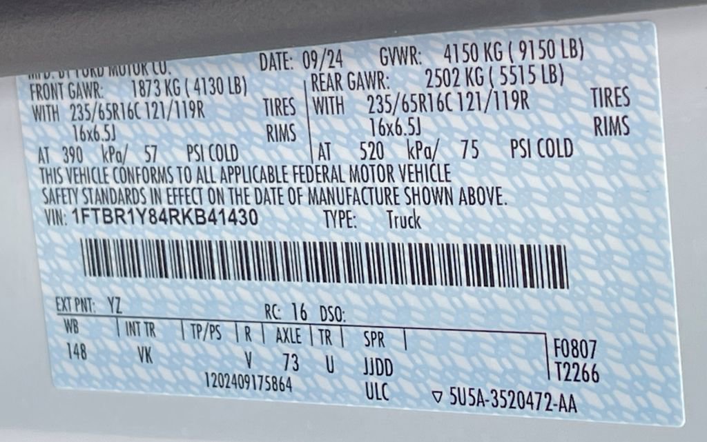 New 2024 Ford Transit 250 Low Roof image 31