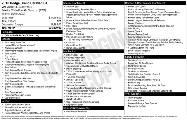 Used 2018 Dodge Grand Caravan GT FWD image 38