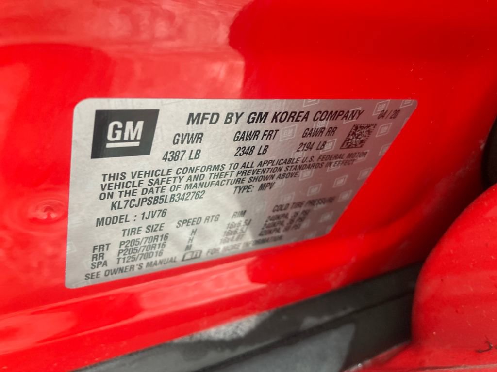 Used 2020 Chevrolet Trax LT w/ LT Convenience Package image 34