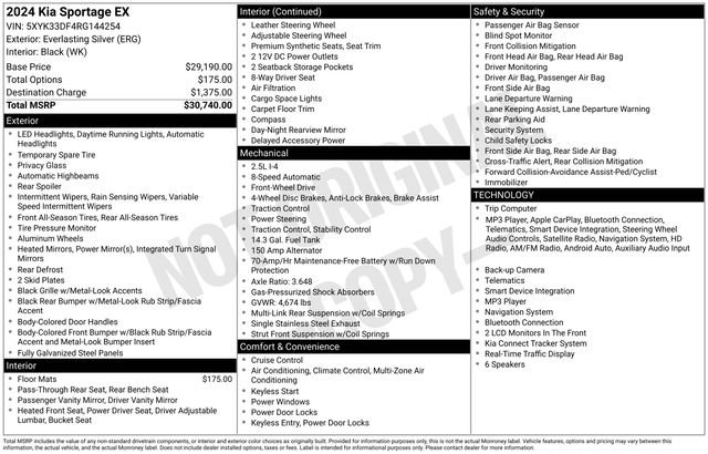 Used 2024 Kia Sportage EX FWD image 27