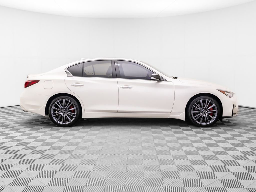 Used 2023 INFINITI Q50 Red Sport 400 w/ Carbon Fiber Package AWD/4WD image 7