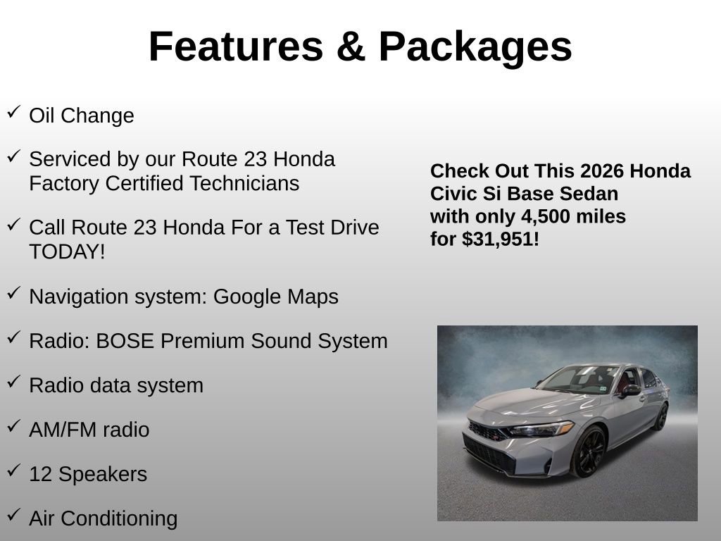 Certified 2026 Honda Civic Si image 4