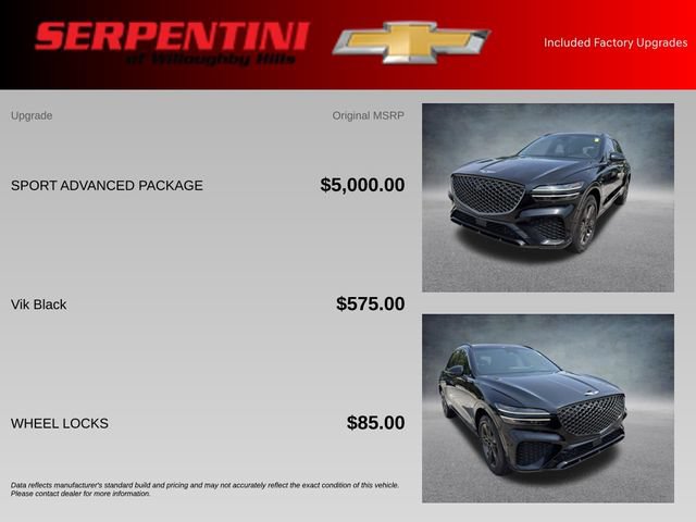 Used 2022 Genesis GV70 3.5T Sport w/ Sport Advanced Package AWD/4WD image 4