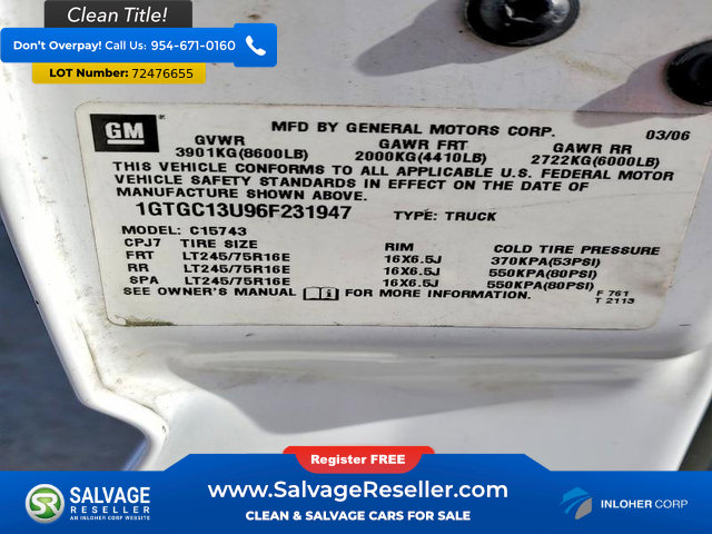 Used 2006 GMC Sierra 1500 SLE image 16