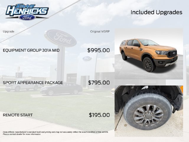Used 2019 Ford Ranger XLT w/ Equipment Group 301A Mid AWD/4WD image 8