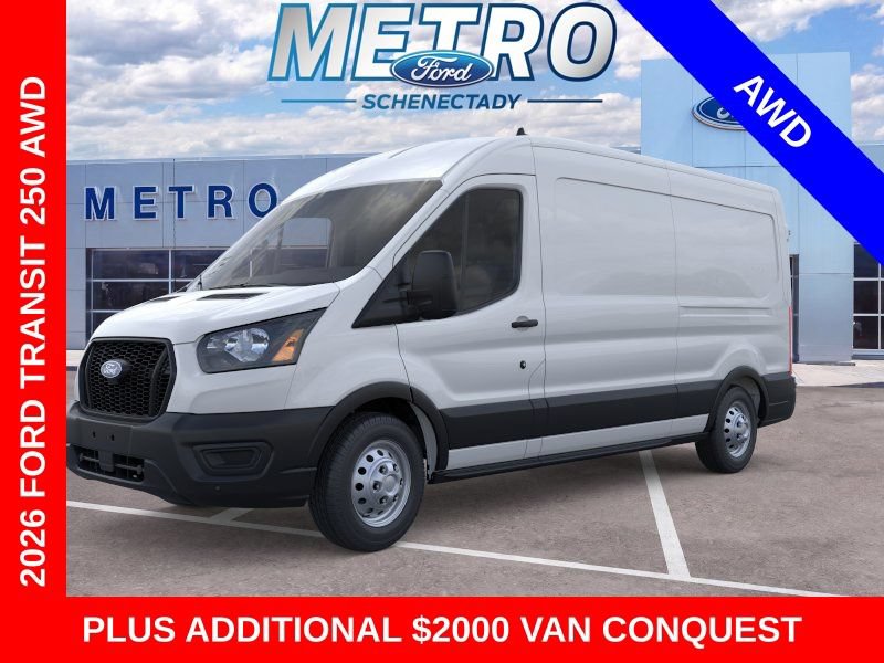 New 2026 Ford Transit 250 148 Medium Roof Extended AWD w/ Load Area Protection Package image 2