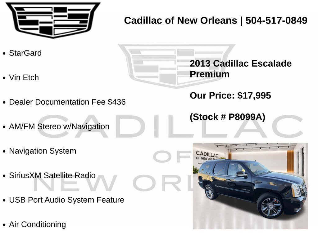 Used 2013 Cadillac Escalade Premium AWD/4WD image 7