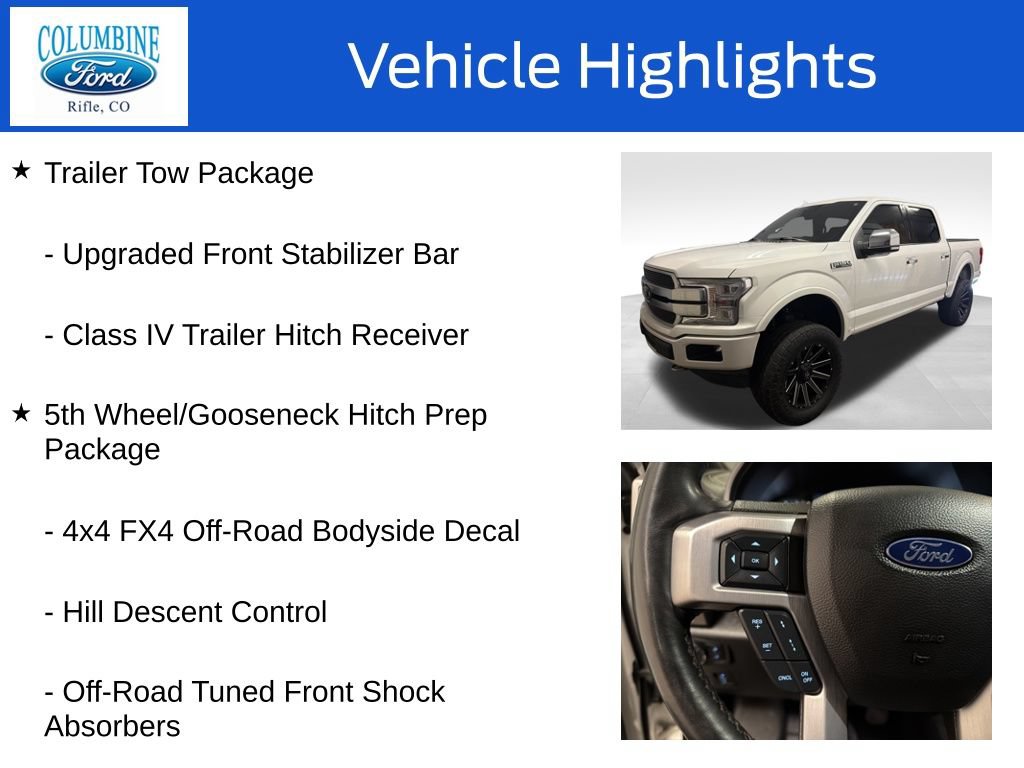 Used 2020 Ford F150 Platinum w/ Equipment Group 701A Luxury AWD/4WD image 4
