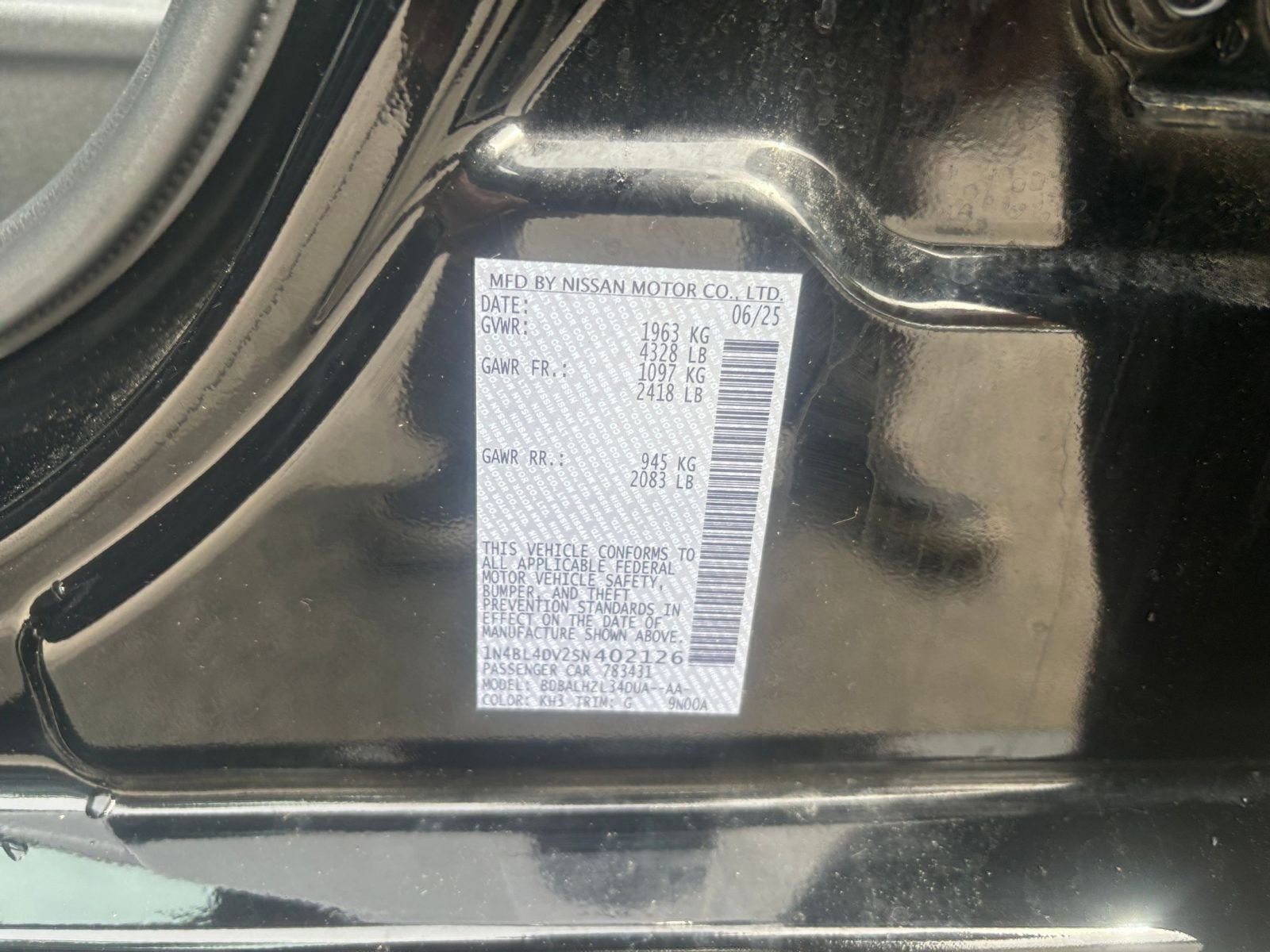 Used 2025 Nissan Altima 2.5 SV FWD image 27