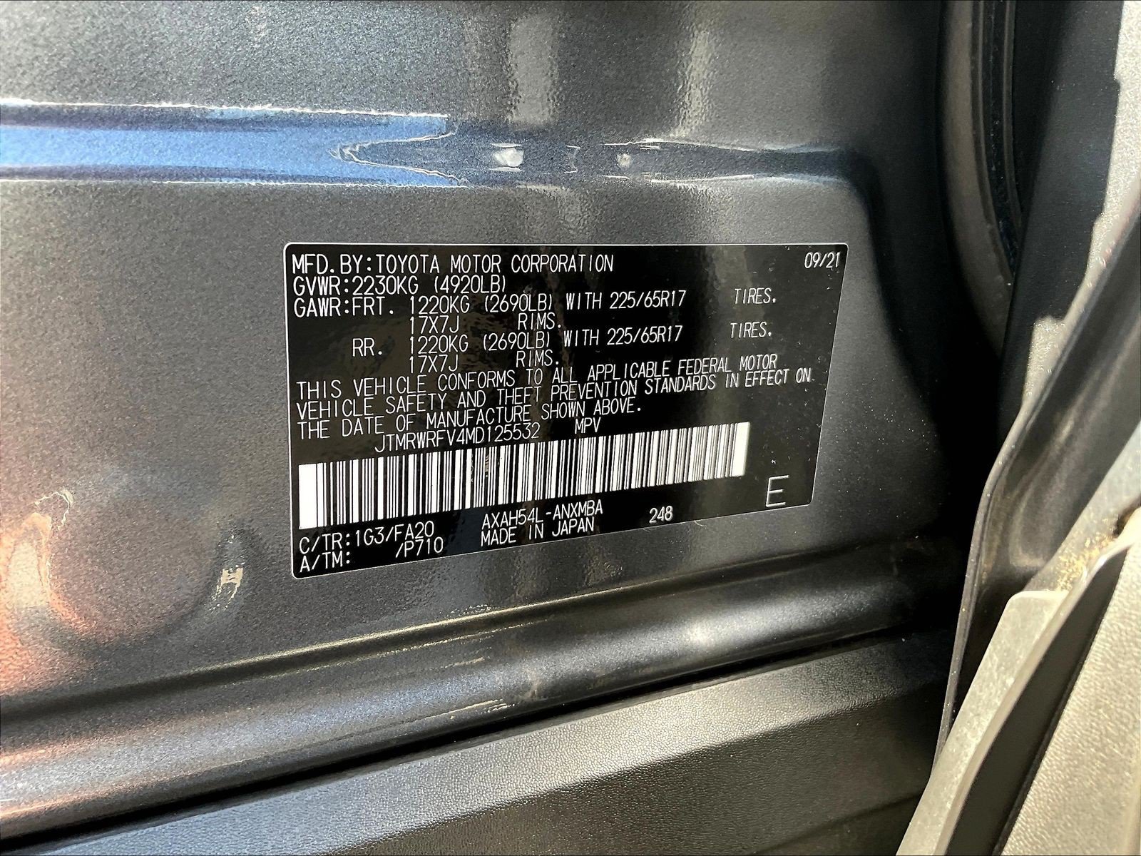 Used 2021 Toyota RAV4 XLE w/ Convenience Package AWD/4WD image 18