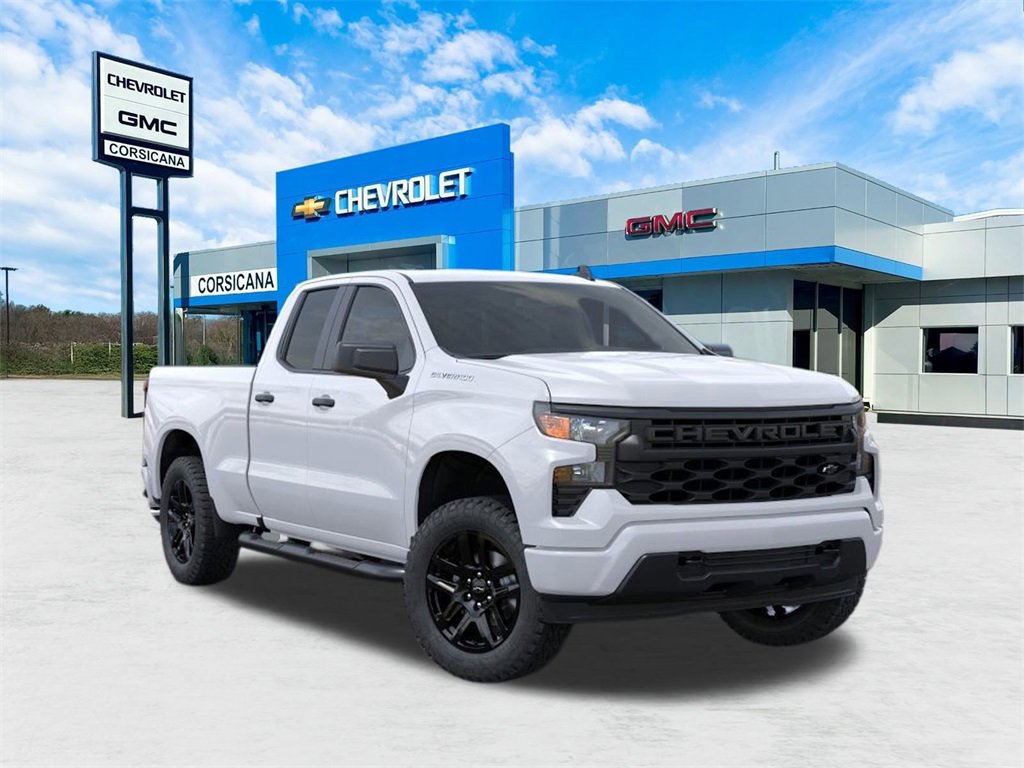 New 2025 Chevrolet Silverado 1500 Custom w/ Turbomax Blackout Package