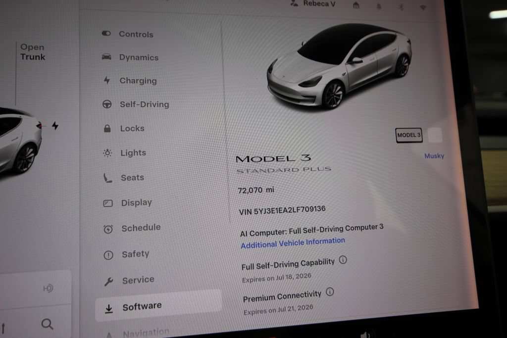 Used 2020 Tesla Model 3 Standard Range Plus RWD image 25
