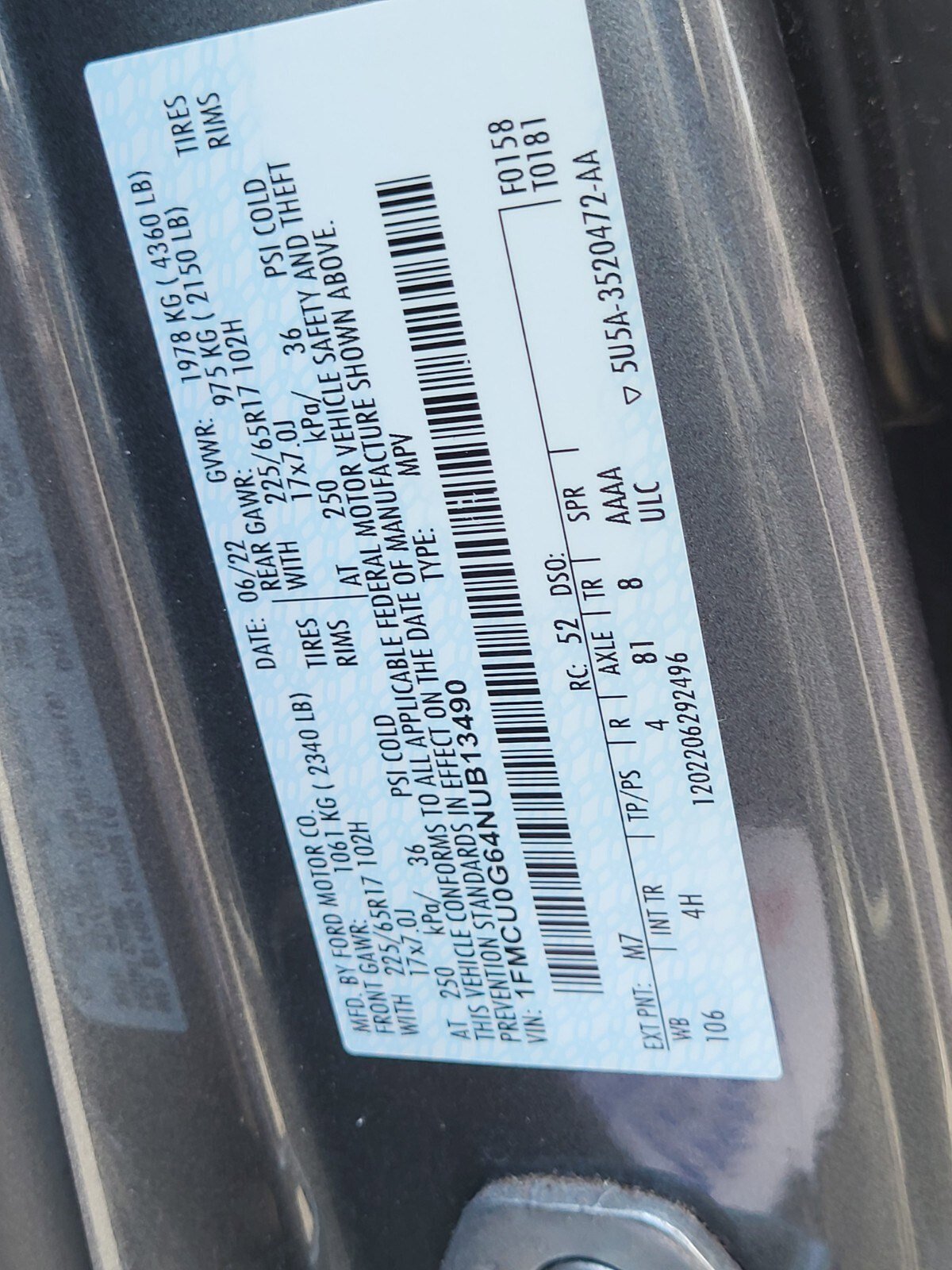 Certified 2022 Ford Escape SE image 34