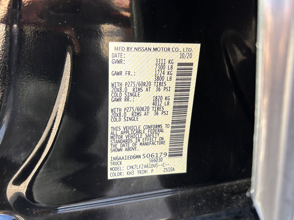 Used 2021 Nissan Titan Platinum Reserve AWD/4WD image 29