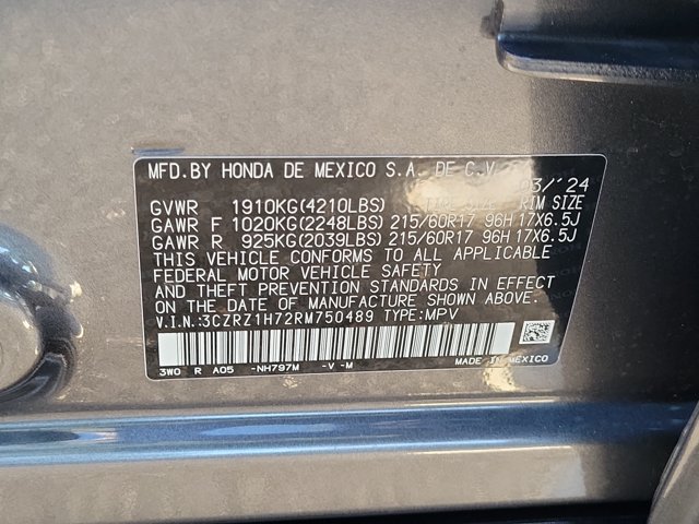 Certified 2024 Honda HR-V EX-L image 31