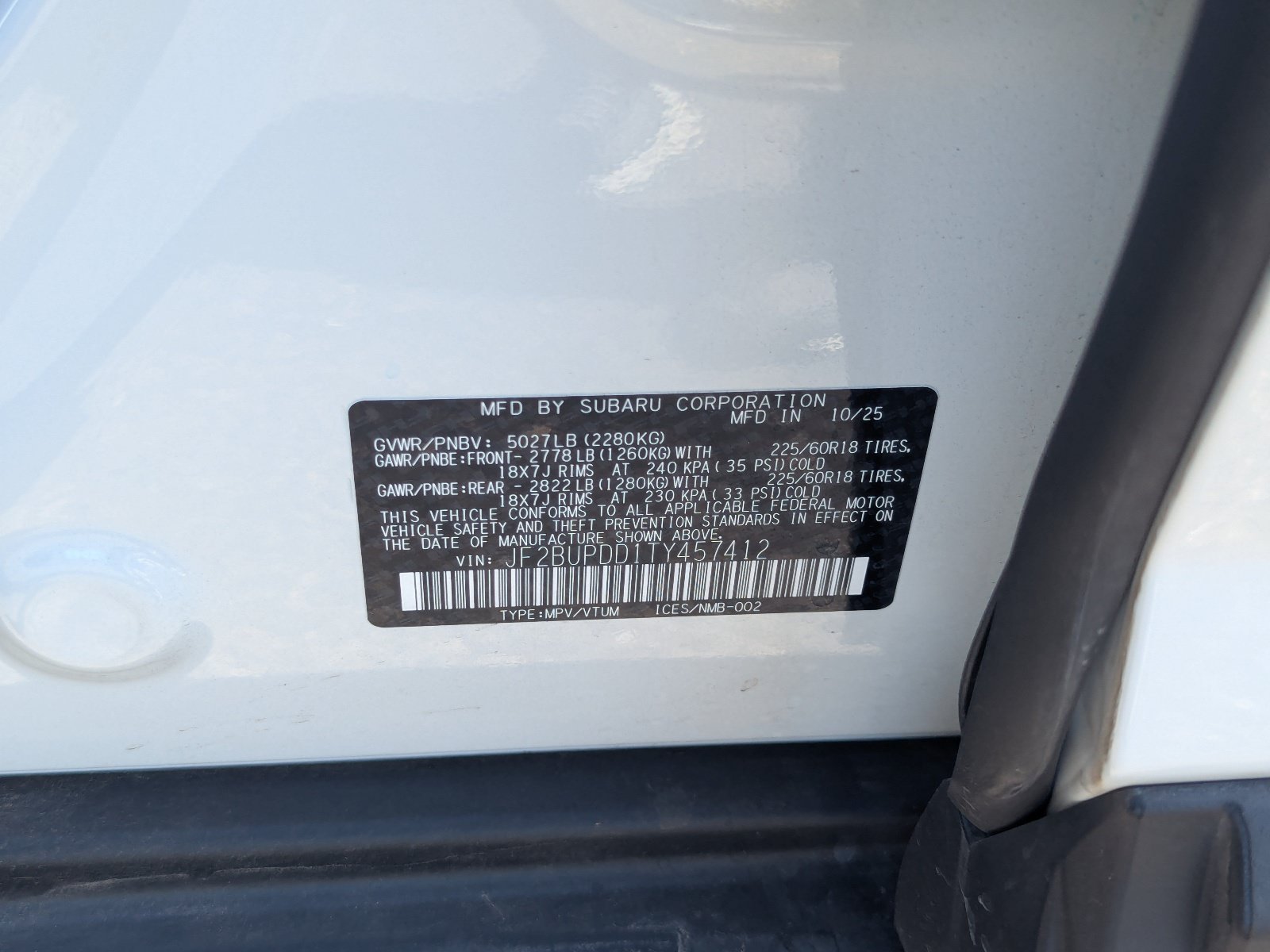 Certified 2026 Subaru Outback Limited w/ Premium/Limited Package 2 AWD/4WD image 37