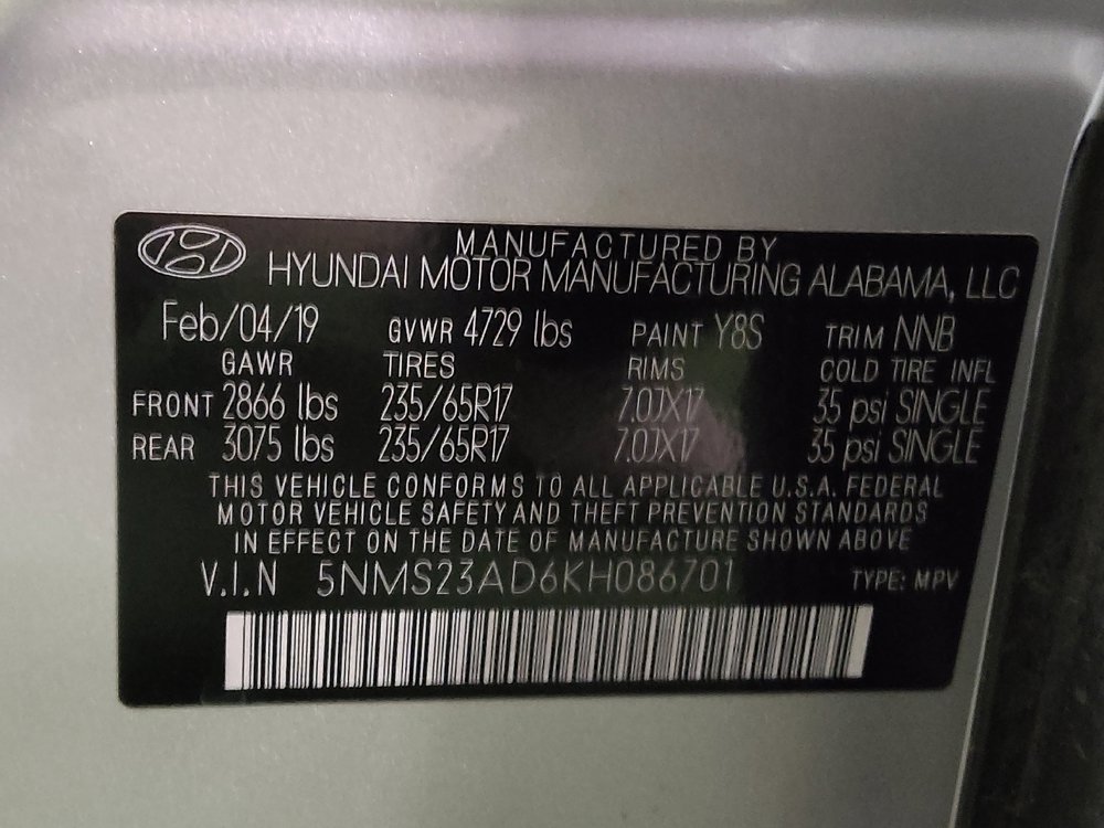 Used 2019 Hyundai Santa Fe SE image 33