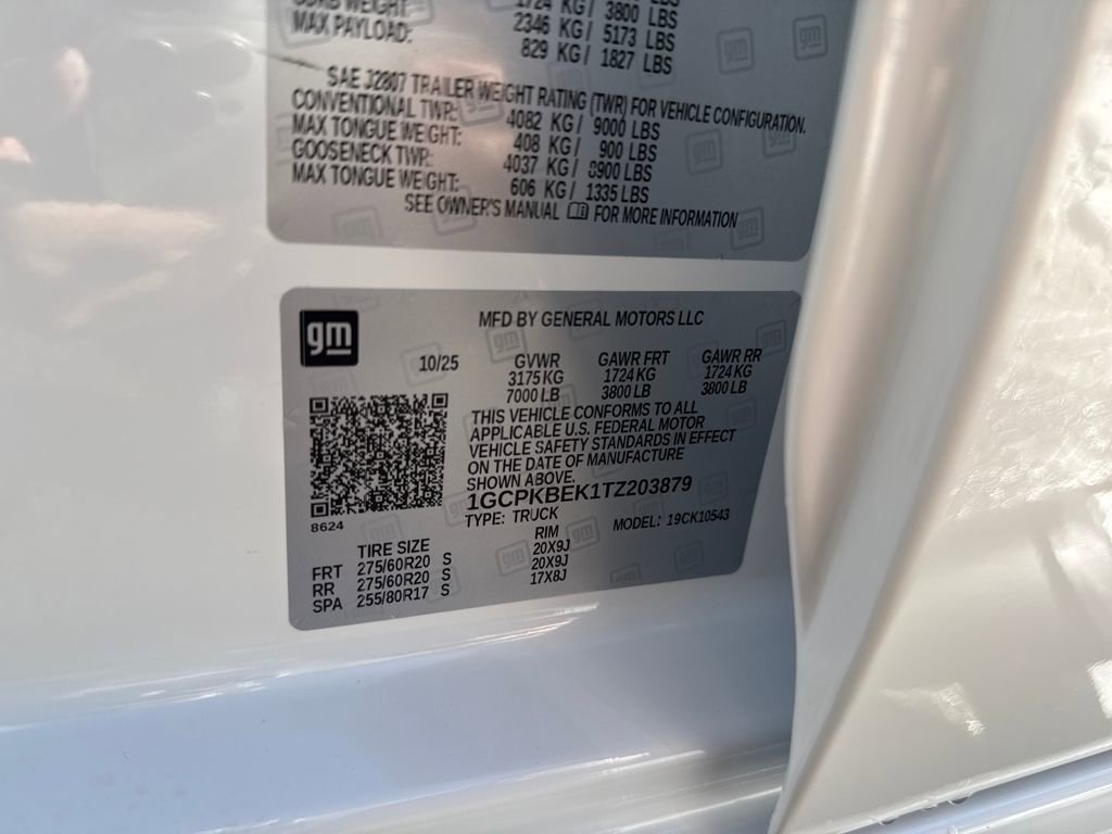 Used 2026 Chevrolet Silverado 1500 Custom w/ Turbomax Blackout Package image 29