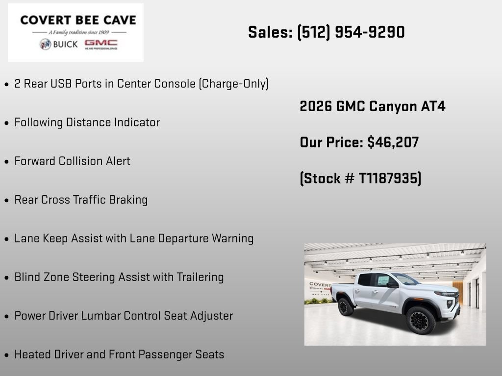 New 2026 GMC Canyon AT4 AWD/4WD image 36