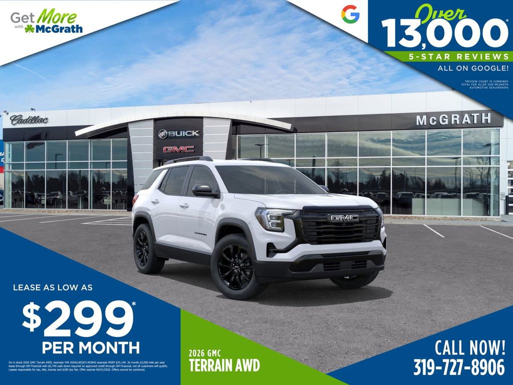 New 2026 GMC Terrain Elevation