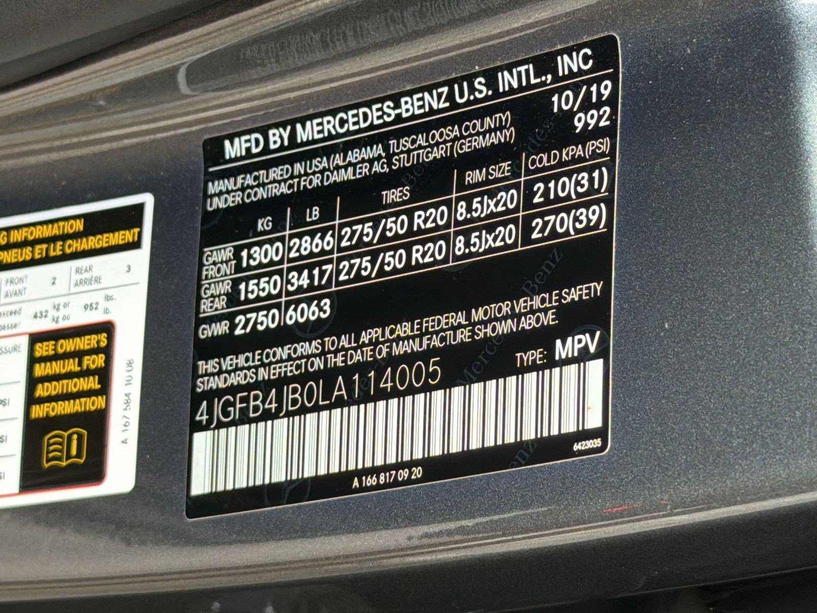 Certified 2020 Mercedes-Benz GLE 350 image 28