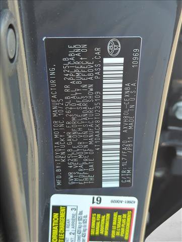 Certified 2026 Toyota Camry LE w/ Convenience Package FWD image 2