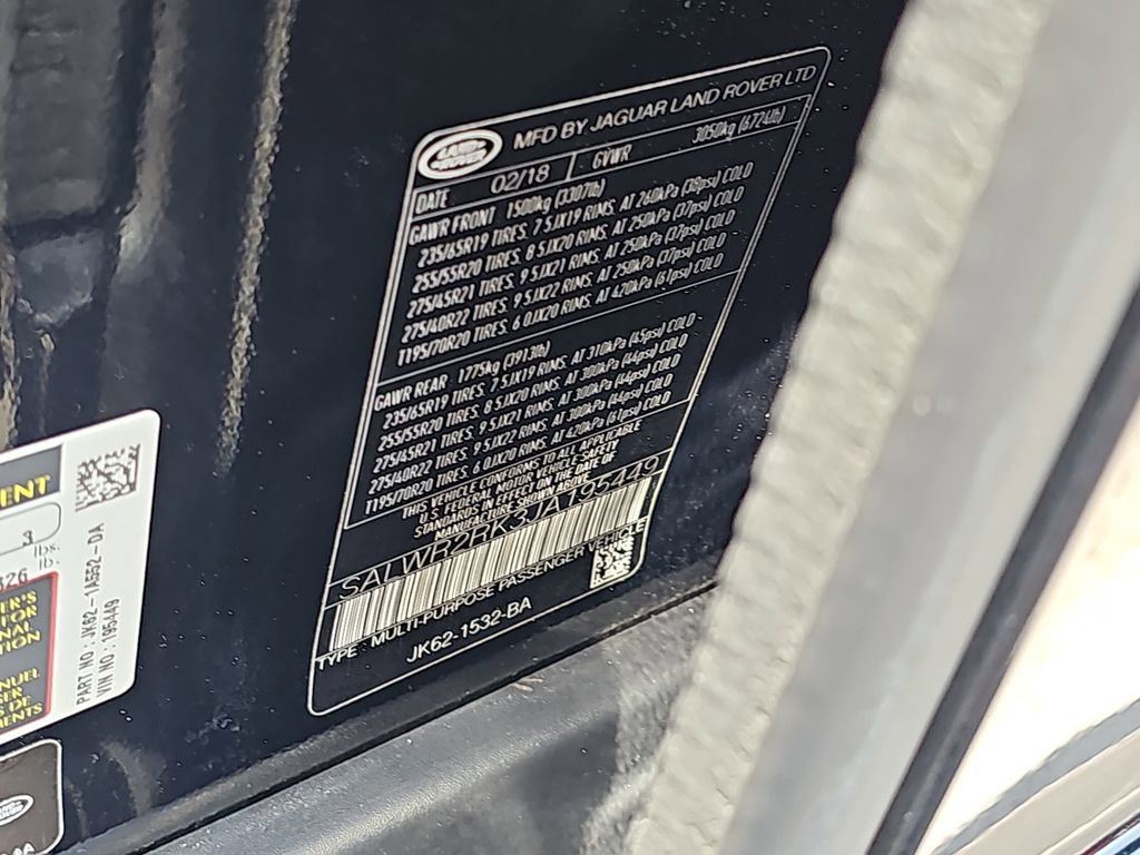 Used 2018 Land Rover Range Rover Sport HSE AWD/4WD image 40
