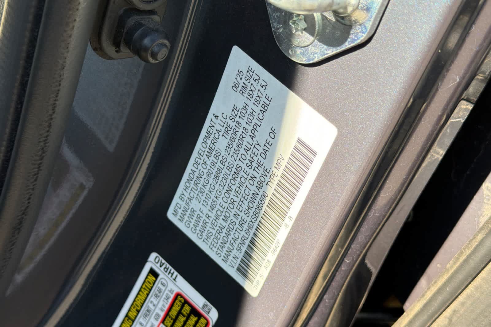 Used 2025 Honda Odyssey EX-L image 33