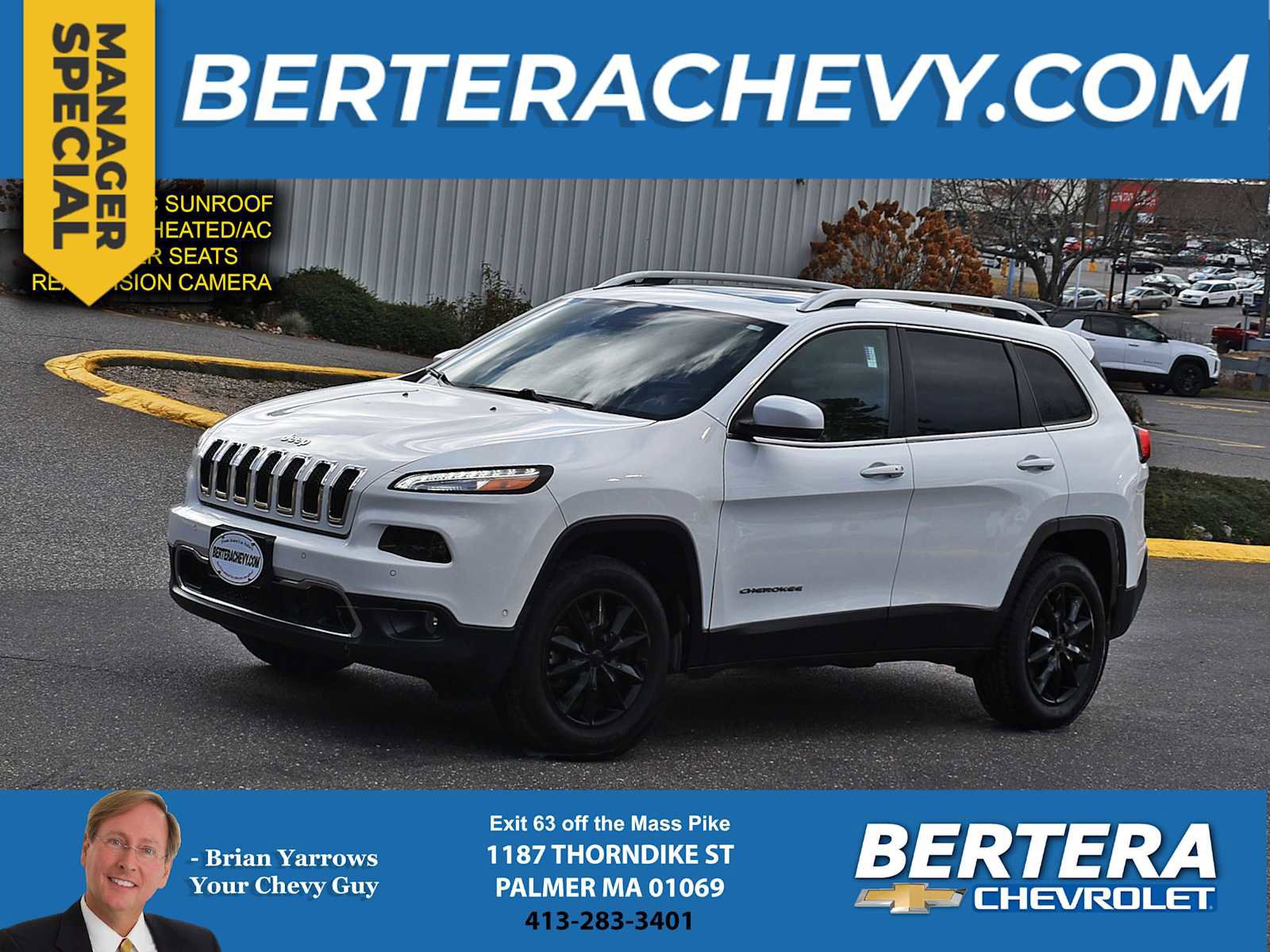 Used 2016 Jeep Cherokee Limited w/ Luxury Group