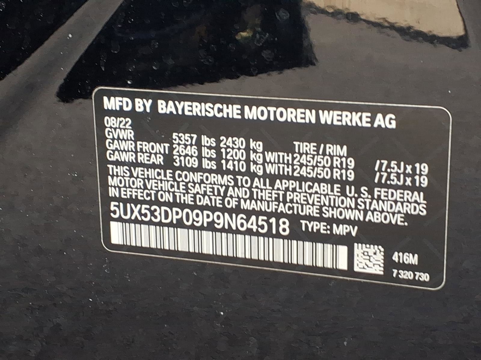 Used 2023 BMW X3 xDrive30i w/ M Sport Package image 29