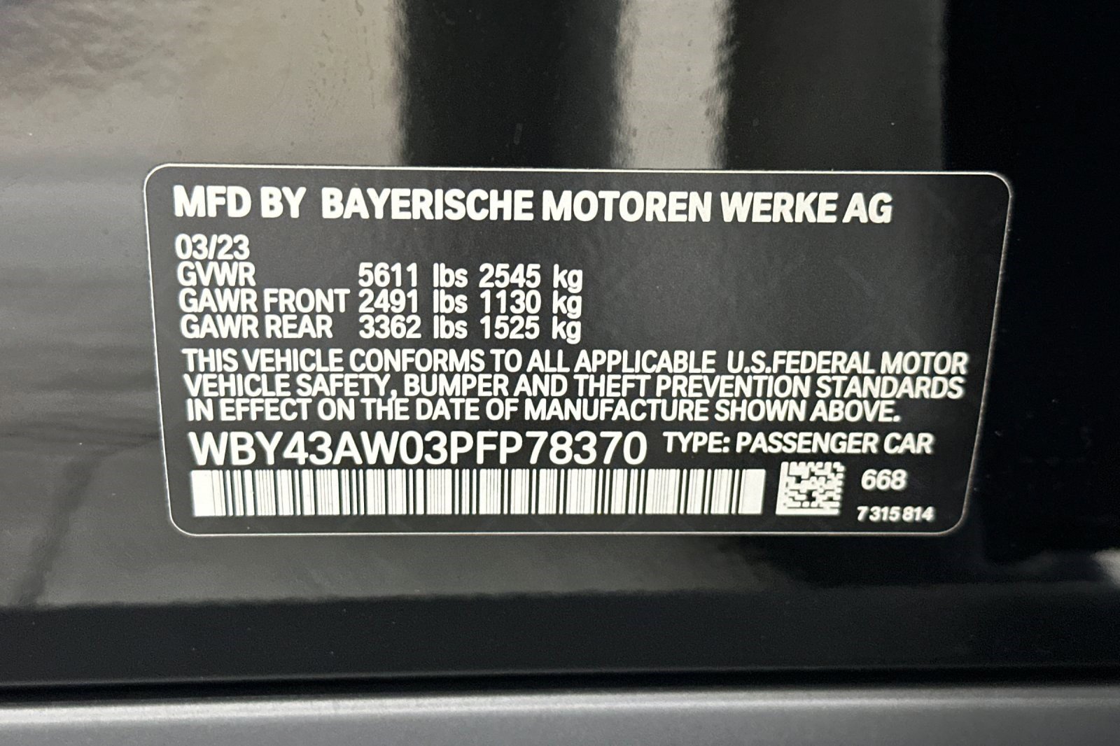 Certified 2023 BMW i4 eDrive35 w/ Premium Package RWD image 19
