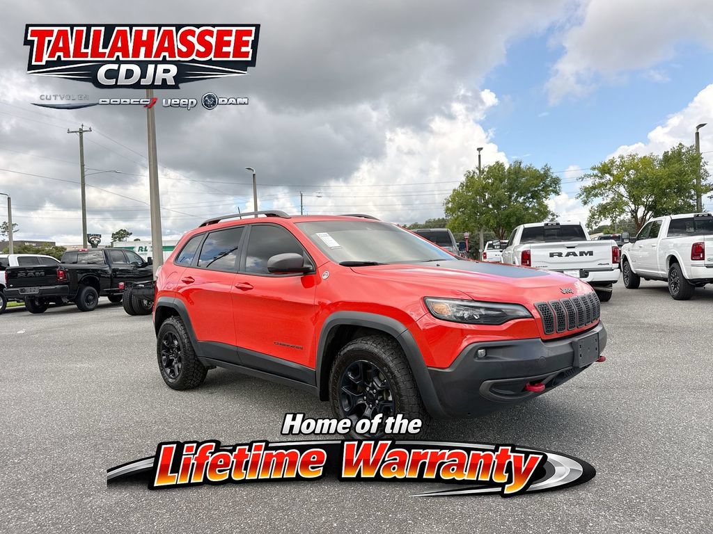 Used 2021 Jeep Cherokee Trailhawk w/ Sun, Sound & Nav Group AWD/4WD image 1