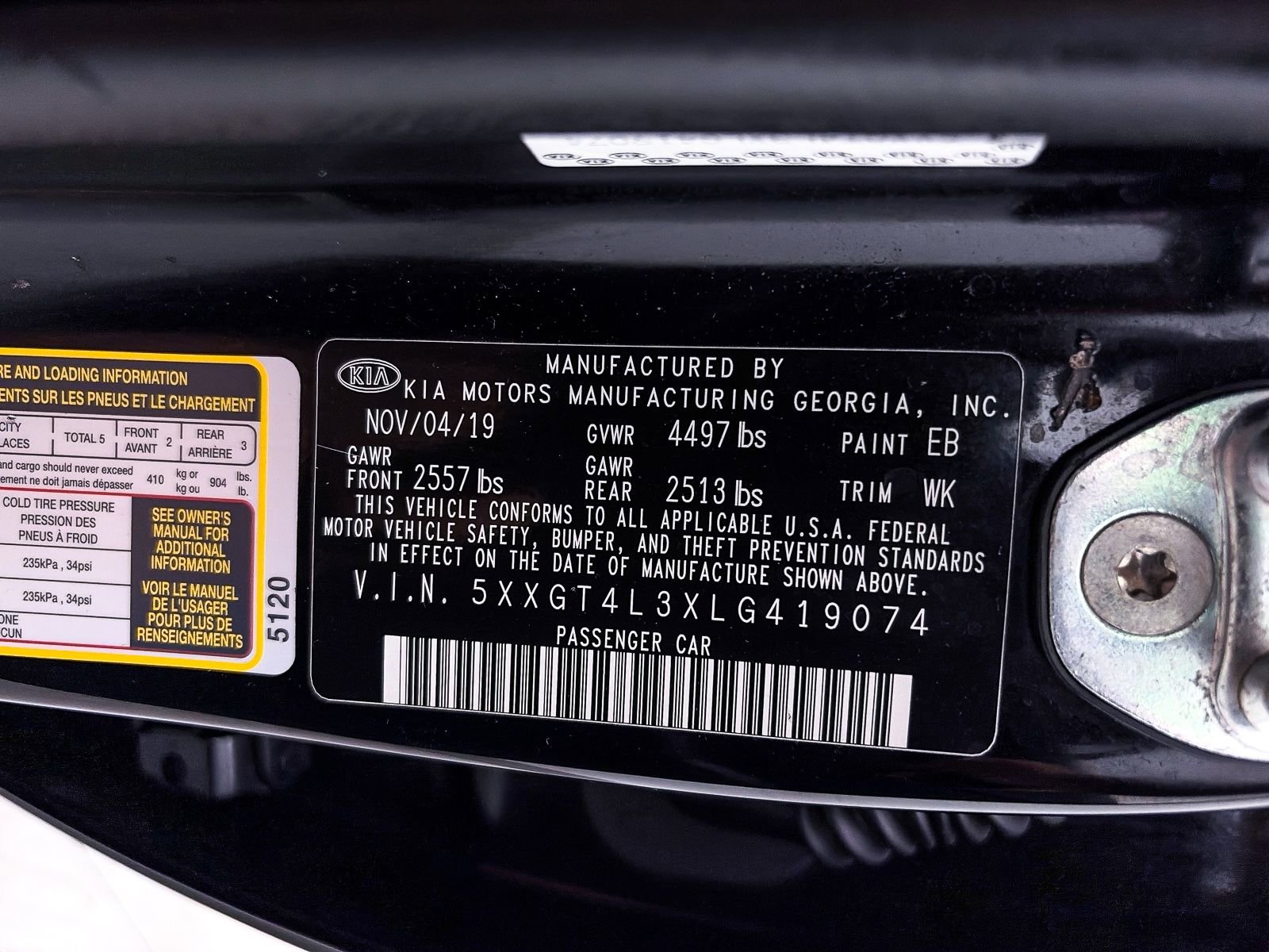 Used 2020 Kia Optima LX image 29