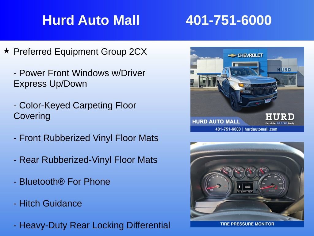 Used 2020 Chevrolet Silverado 1500 Custom Trail Boss w/ Custom Convenience Package image 12