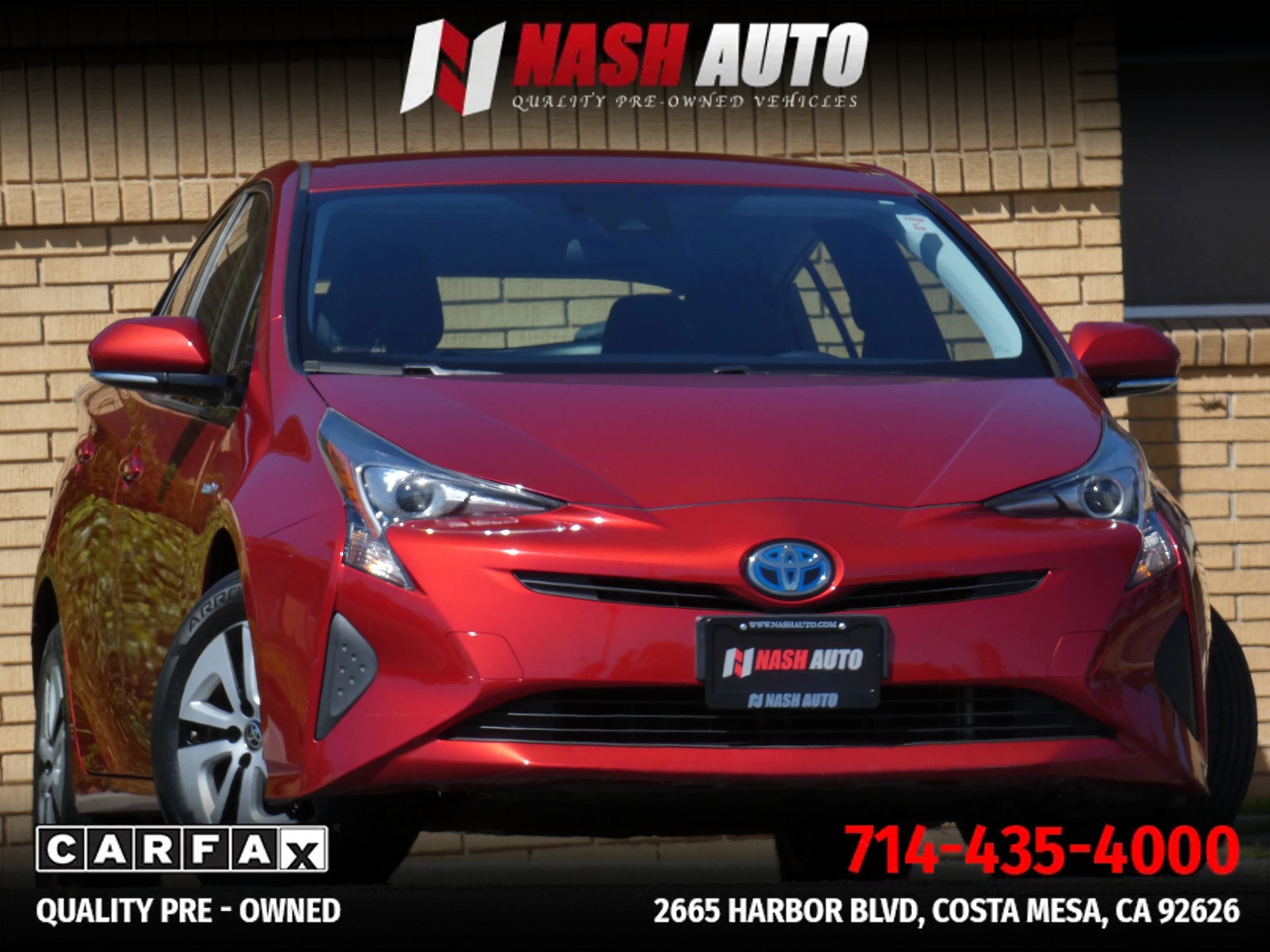 Used 2017 Toyota Prius Three w/ Carpet Mat Package FWD image 1