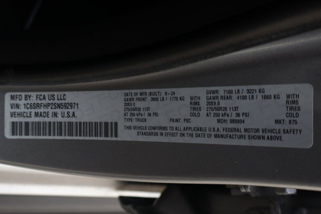 Used 2025 RAM 1500 Limited w/ Body Color Bumper Group image 58