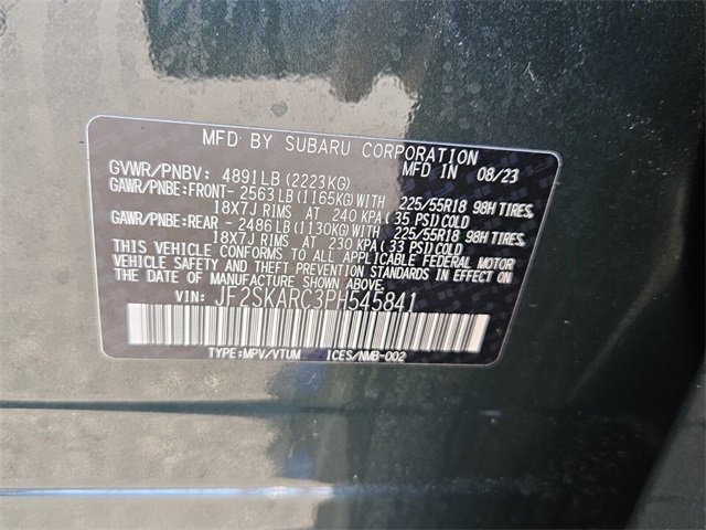 Used 2023 Subaru Forester Touring w/ Popular Package #3 image 7