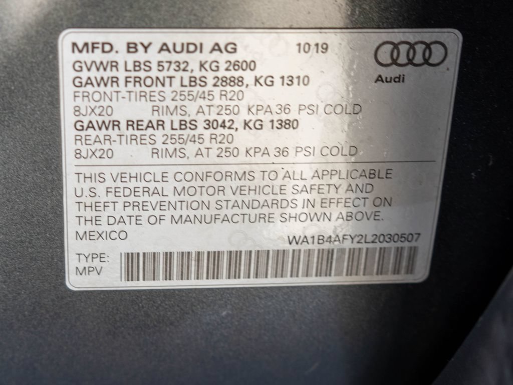 Used 2020 Audi SQ5 Premium Plus w/ Premium Plus Package AWD/4WD image 39