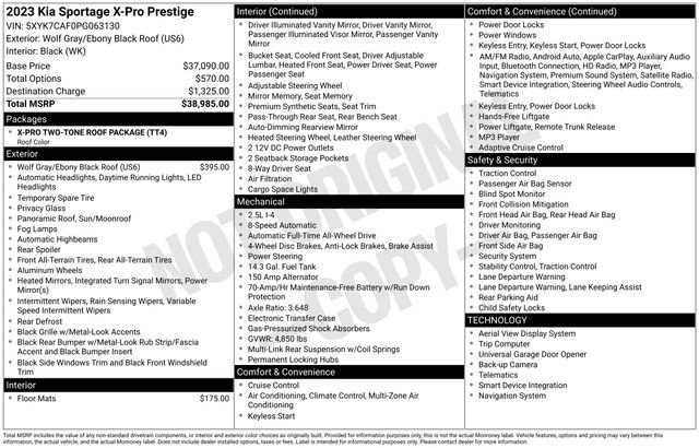 Certified 2023 Kia Sportage X-Pro Prestige image 40