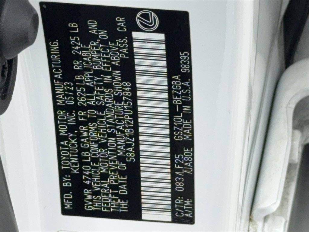 Used 2023 Lexus ES 350 F Sport image 53