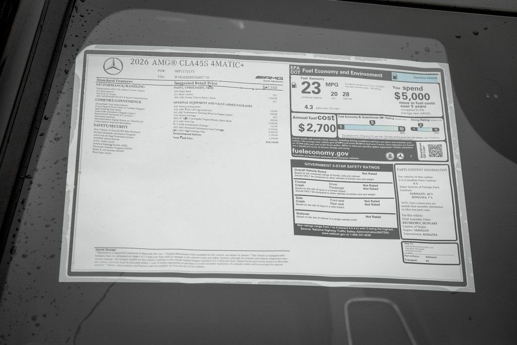 New 2026 Mercedes-Benz CLA 45 AMG S 4MATIC image 28