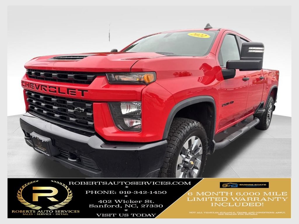 Used 2022 Chevrolet Silverado 2500 Custom w/ Custom Value Package AWD/4WD 360° Tour