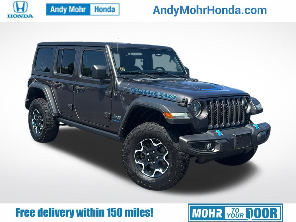 Used 2023 Jeep Wrangler Unlimited Rubicon 4xe w/ Cold Weather Group AWD/4WD 360° Tour