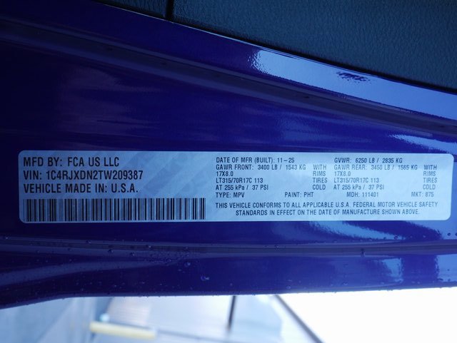 New 2026 Jeep Wrangler Unlimited Sport image 28