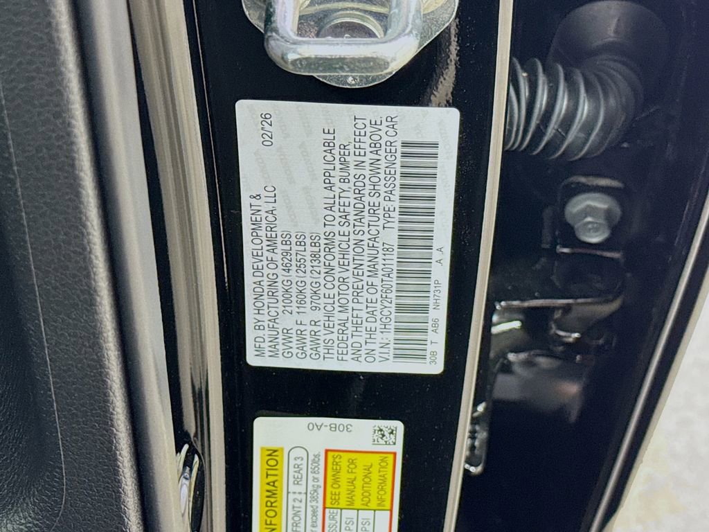 New 2026 Honda Accord EX-L image 31