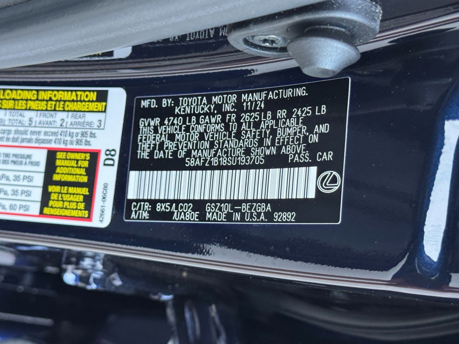 Used 2025 Lexus ES 350 Ultra Luxury w/ Accessory Package (Z1) image 52