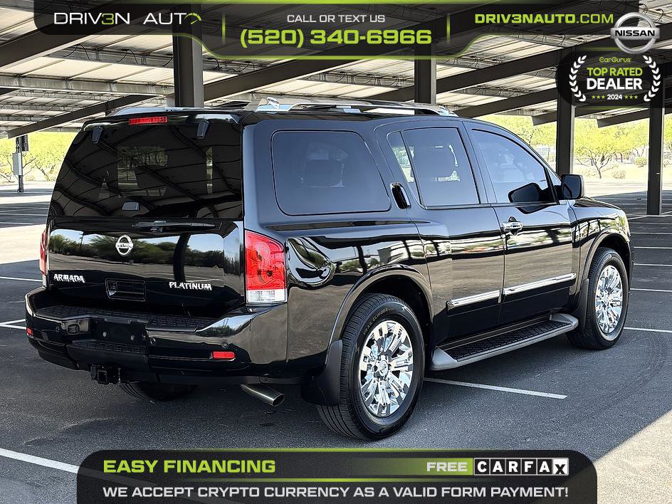 Used 2015 Nissan Armada Platinum w/ 2nd Row Captain Seat Package RWD image 7