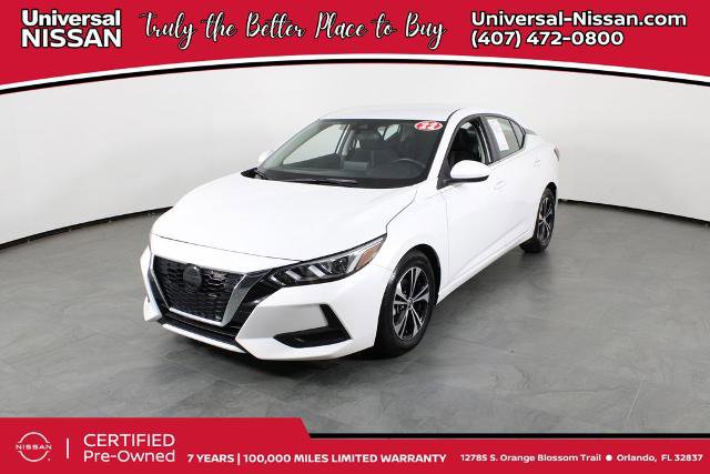 Certified 2022 Nissan Sentra SV w/ All-Weather Package 360° Tour